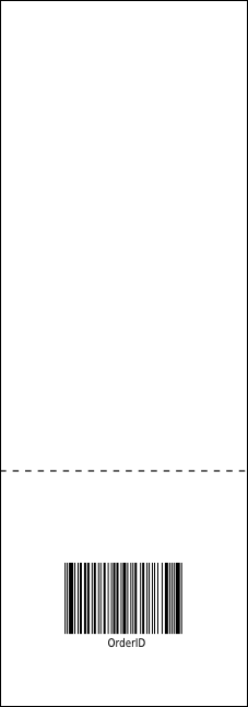 Dinosaur Illustrated Raffle Ticket Product Back