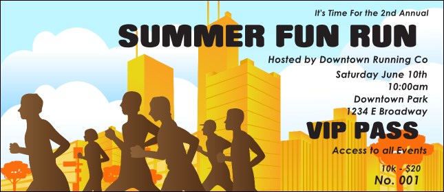 Fun Run VIP Pass Product Front