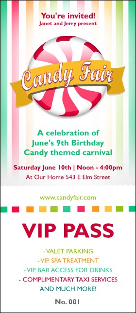 Candy VIP Pass Product Front