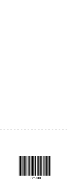 Casino Raffle Ticket Product Back