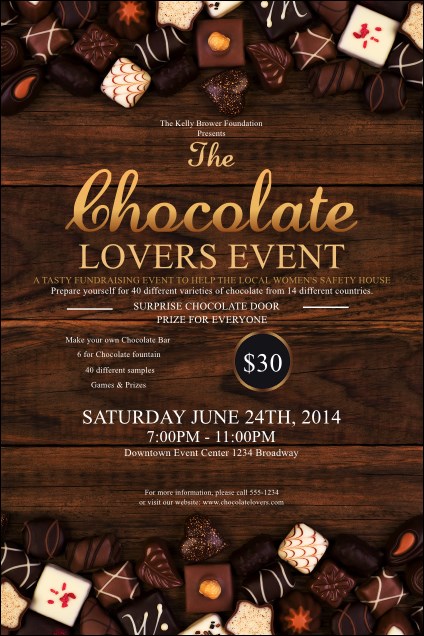 Chocolate Poster Product Front