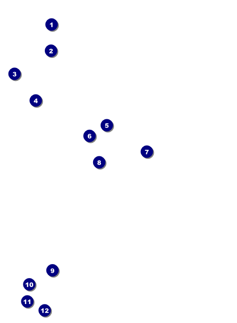 Diamond Invitation Front Field Markers