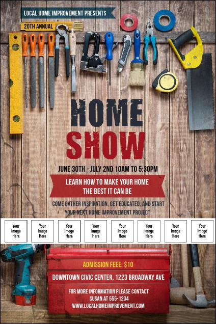 Home Improvement Logo Poster Product Front
