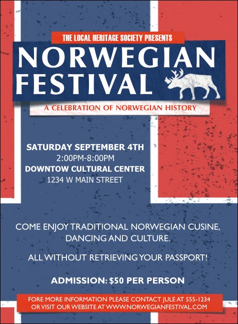 Norwegian Invitation Product Front