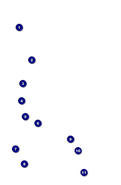 Retro Stripes Drink Ticket Front Field Markers