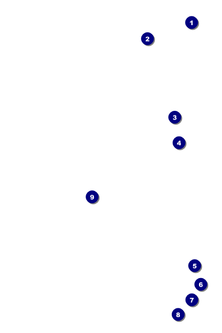 Track and Field Economy Event Badge Front Field Markers