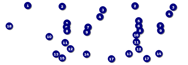Class Reunion Mascot Purple Reserved Event Ticket Front Field Markers