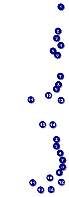 Big Heart Purple Reserved Event Ticket Front Field Markers