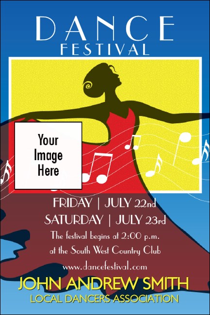 Dance Festival Economy Event Badge Product Front