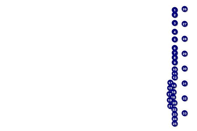 Purple Ribbon Logo Poster Front Field Markers