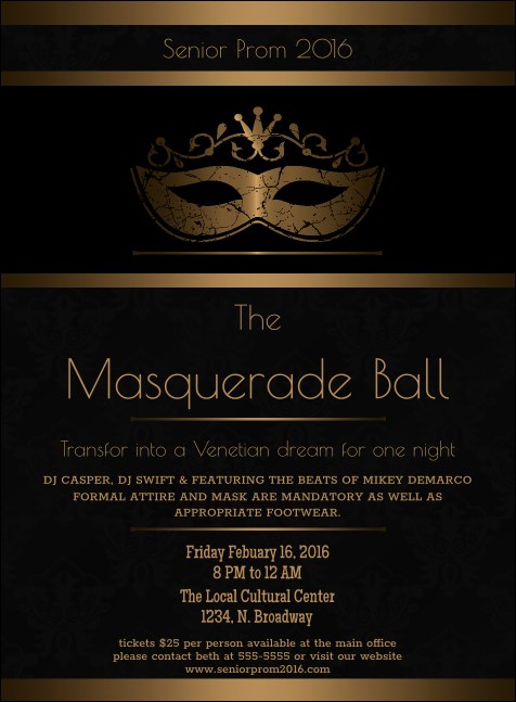 Masked Ball Invitation