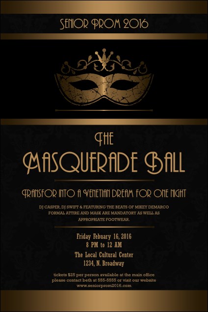 Masquerade Ball 3 Poster