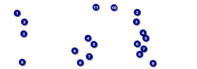 Basketball 2 Image Event Ticket Front Field Markers