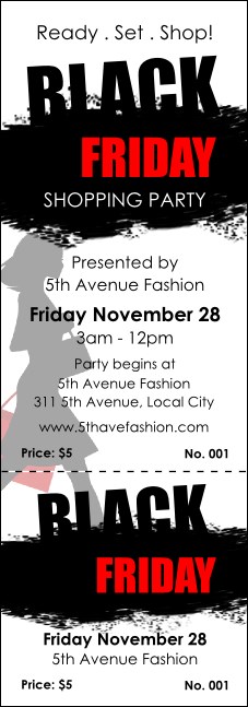 Black Friday 2016 Event Ticket Product Front
