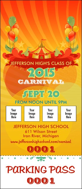 Carnival Hang Tag Product Front