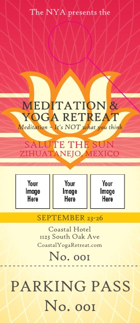 Lotus Flower Hang Tag Product Front