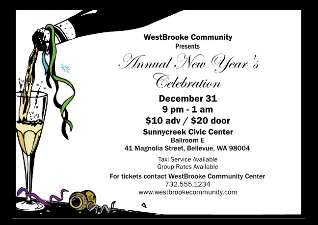 Celebration Postcard Mailer Product Front