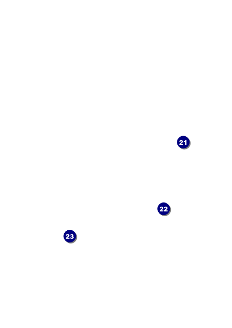 Abstract Postcard Mailer Back Field Markers