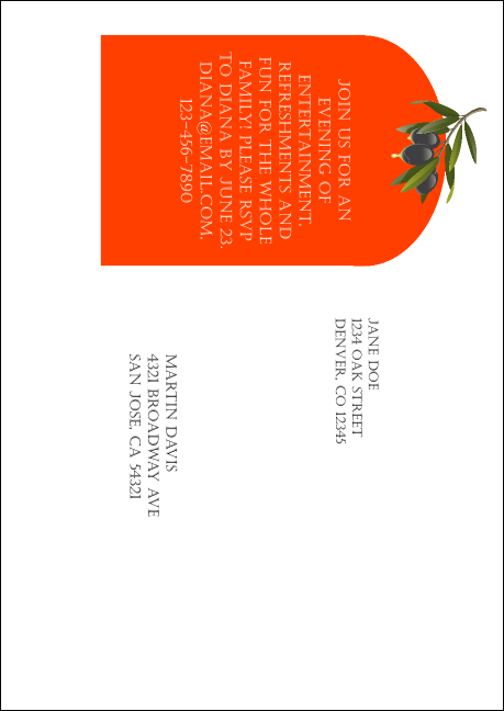 Tuscany Postcard Mailer Product Back