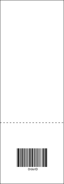 Stag and Doe Pattern Event Ticket Product Back