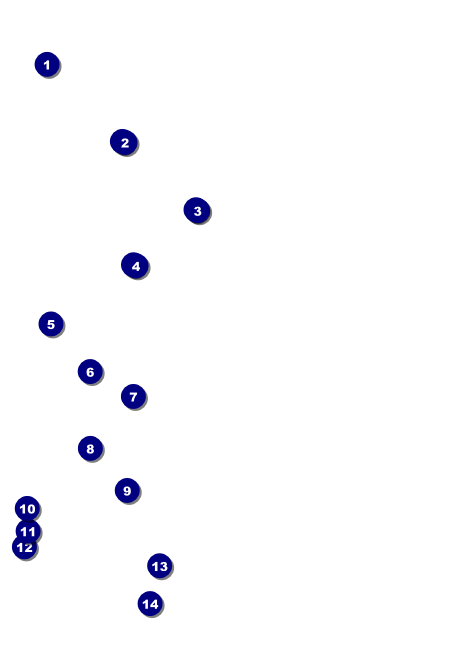 Stag and Doe Pattern Invitation Front Field Markers