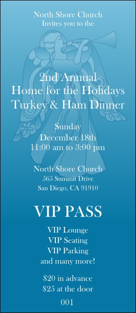 Christmas Angel  VIP Pass Product Front