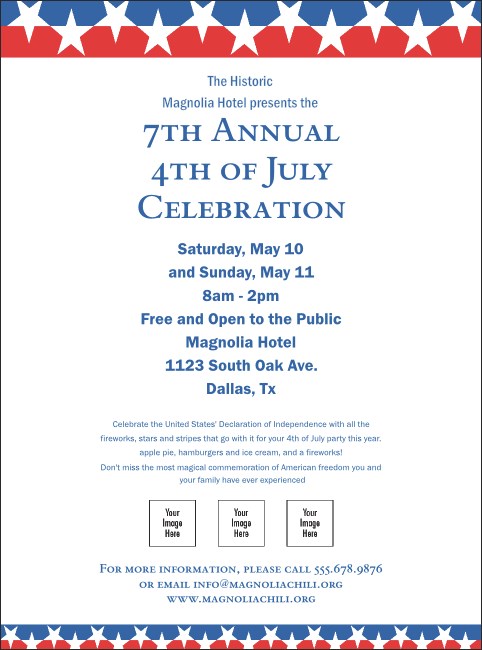 Stars and Stripes Flyer 002 Product Front