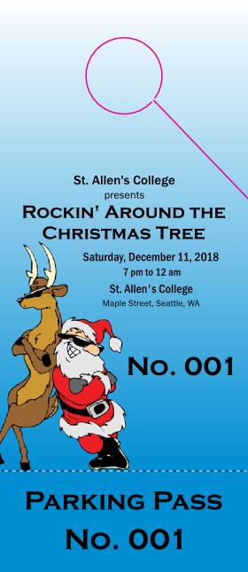 Cool Christmas Hang Tag Product Front