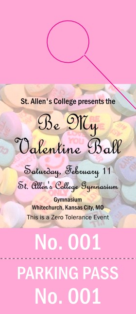 Valentine's Day Hang Tag Product Front