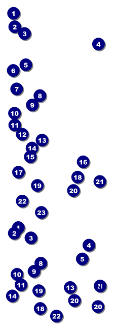 Graduation - Green Reserved Event Ticket Front Field Markers