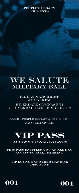 Military Ball - The Salute VIP Pass