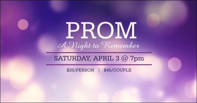 Abstract Lights Facebook Ad