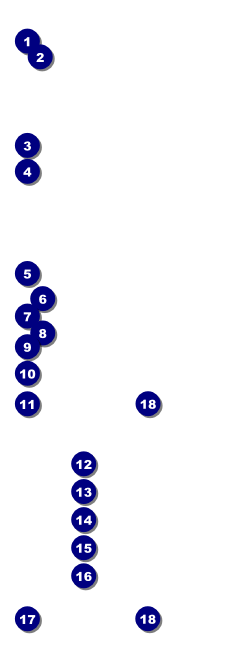 Track and Field Blue Raffle Ticket Front Field Markers