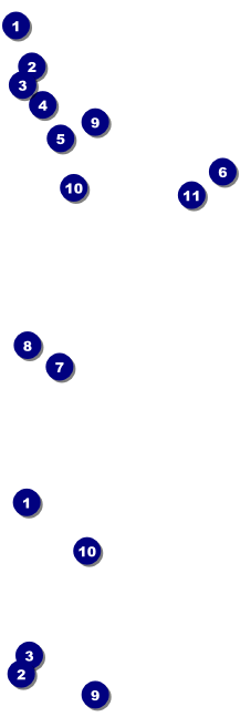 Big Logo Magenta QR Event Ticket Front Field Markers