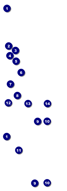 Birthday Geometric QR Event Ticket Front Field Markers