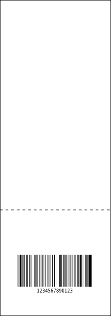 Retro Color QR Event Ticket Product Back