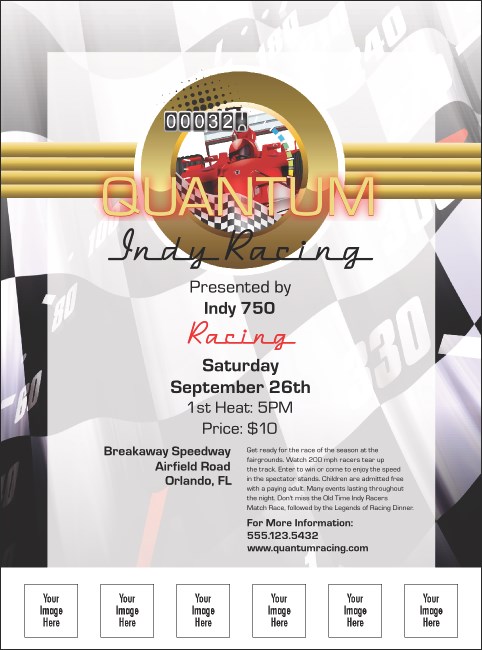 Indy Racing Flyer Product Front
