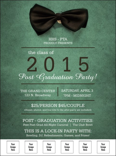 Bow Tie Logo Flyer Product Front