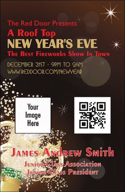 Champagne Bistro VIP Event Badge Small