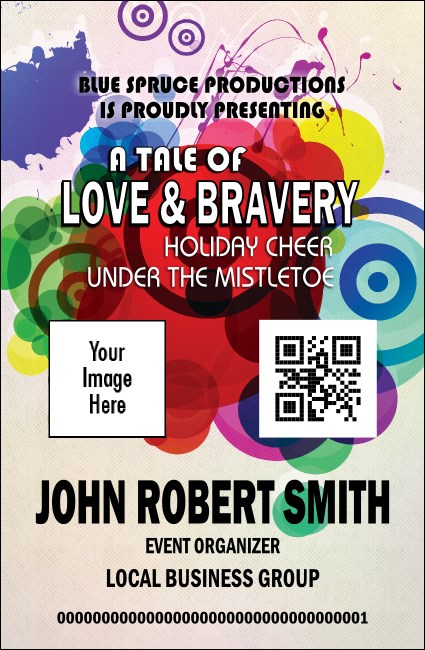 Color Circle VIP Event Badge Small