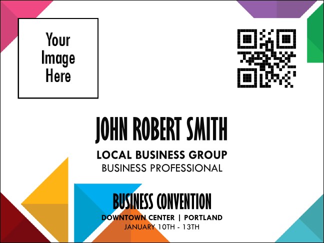 Conference Series: All Purpose Triangles Economy Event Badge