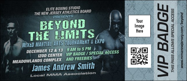 MMA Main Event VIP Event Badge Large VIP Event Badge Large Product Front