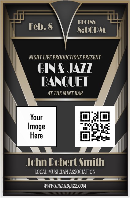 Roaring 20s VIP Event Badge Small VIP Event Badge Small