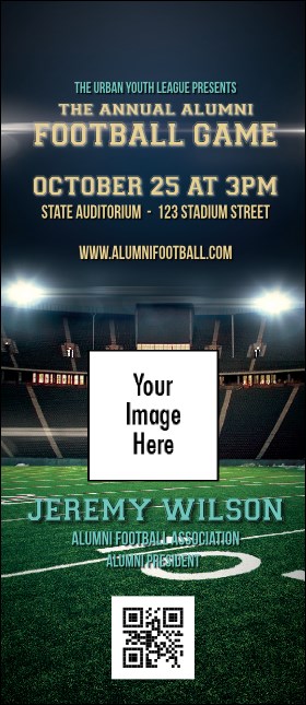 Football Lights VIP Event Badge Large