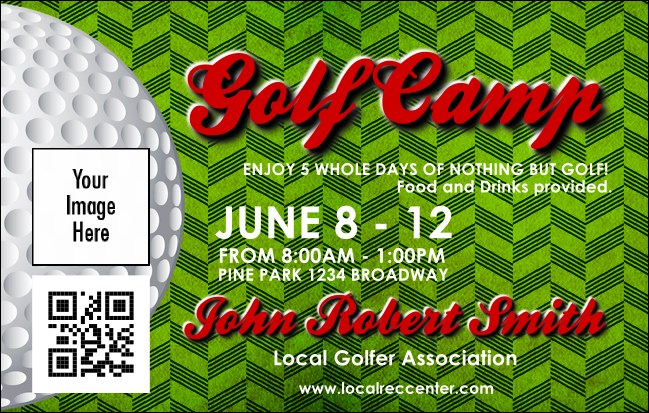 Golf Camp VIP Event Badge Medium