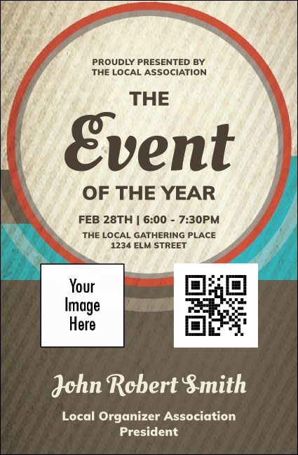 All Purpose Circle VIP Event Badge Small