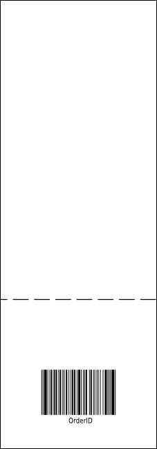 All Purpose Big Logo Brown Event Ticket Product Back