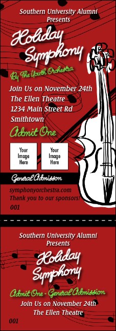 String Symphony Event Ticket Product Front