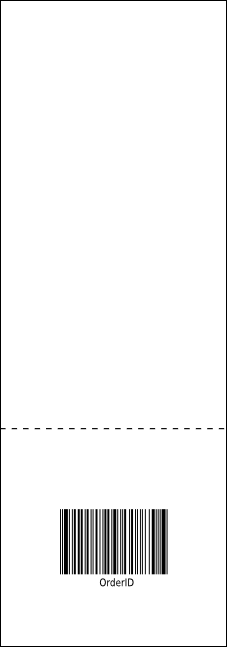 Year Parchment Paper Event Ticket Product Back