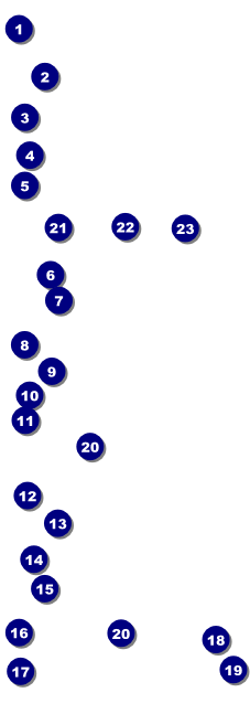 Guitar and Banjo Event Ticket Front Field Markers